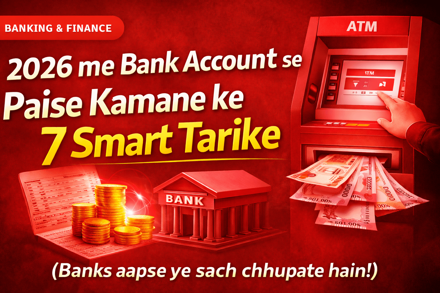 7 Smart Bank Account Hacks Jo 2026 Mein Extra Paise Kamayenge