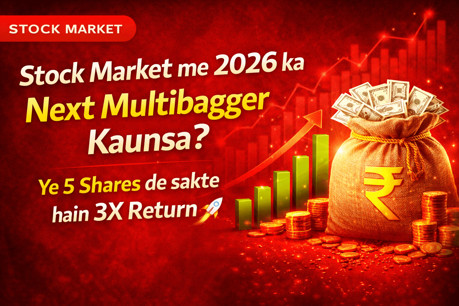 2026 ke multibagger stocks: Ye 5 shares de sakte hain 3x returns ka mauka